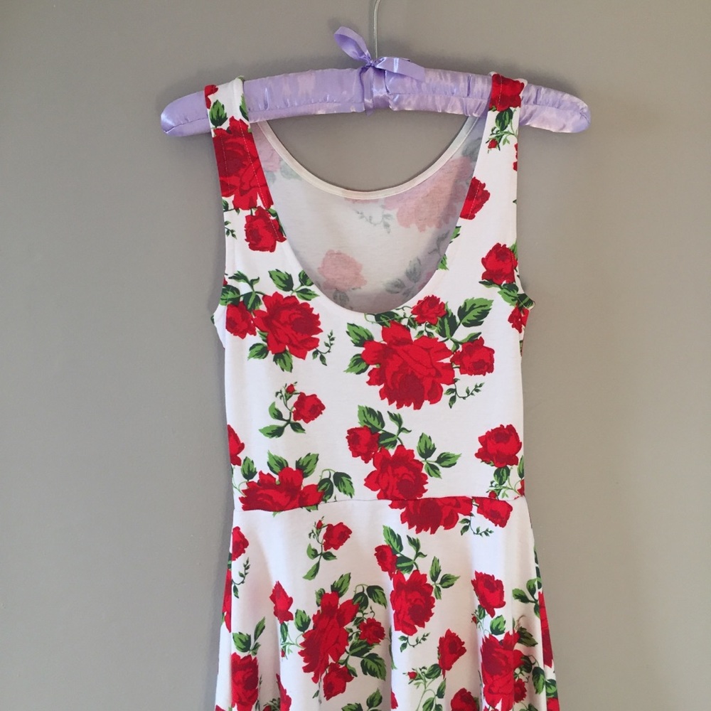 Rose Pattern Dress - Picture 2 of 2